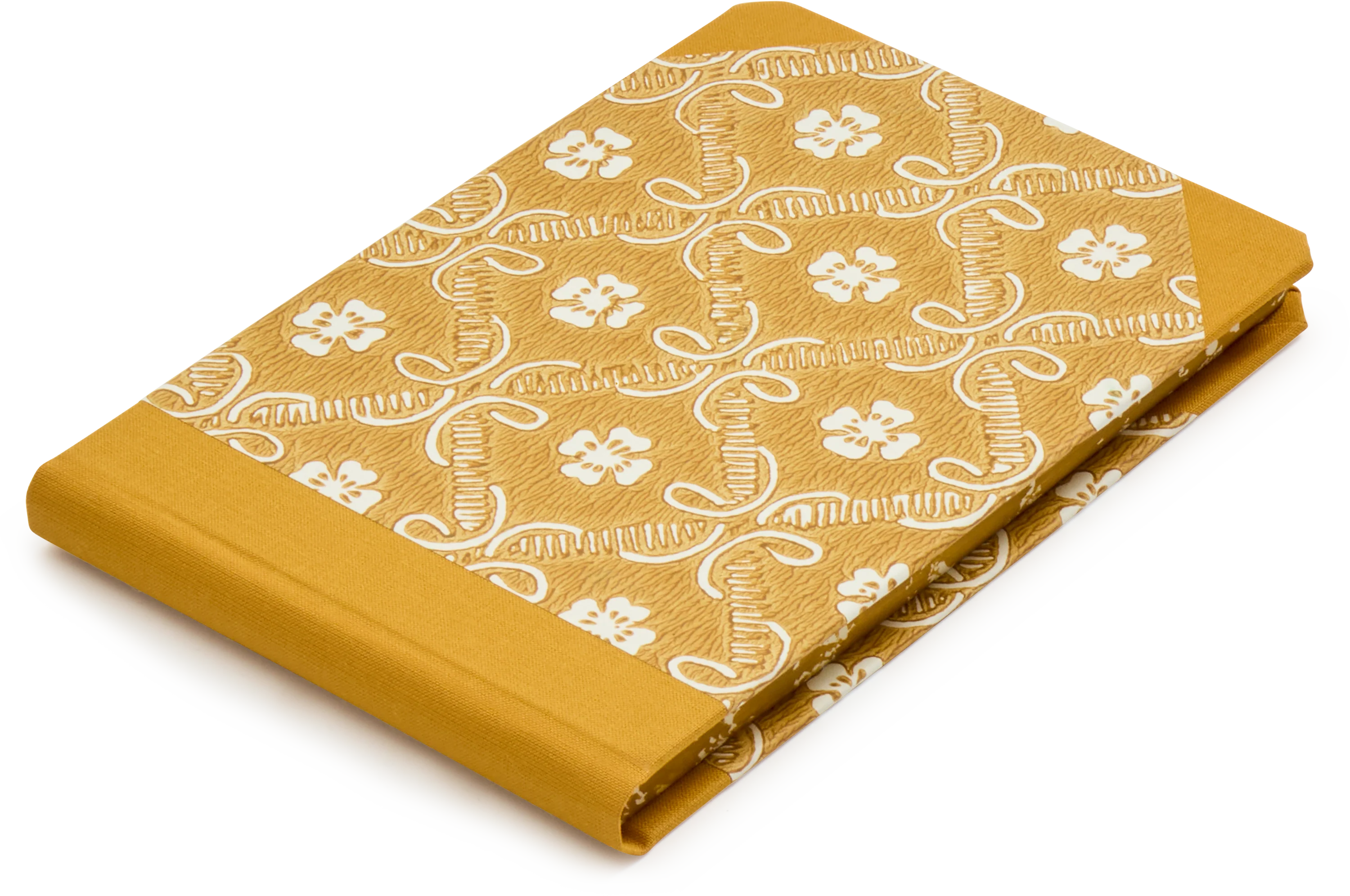 Sewn Bound Woodblock Pocket Sketchbook, Trellis Yellow