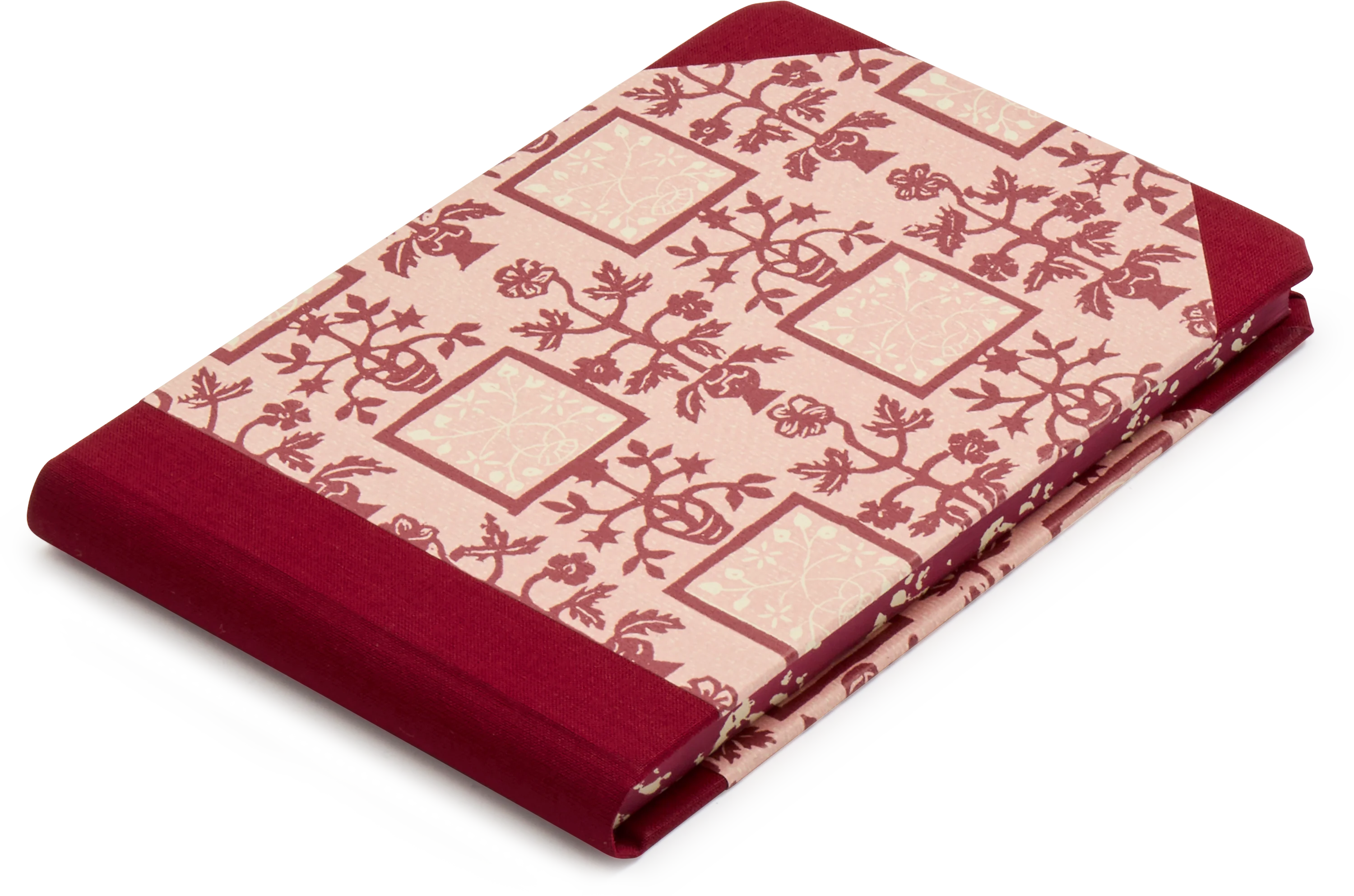 Sewn Bound Woodblock Pocket Sketchbook, Venice Red