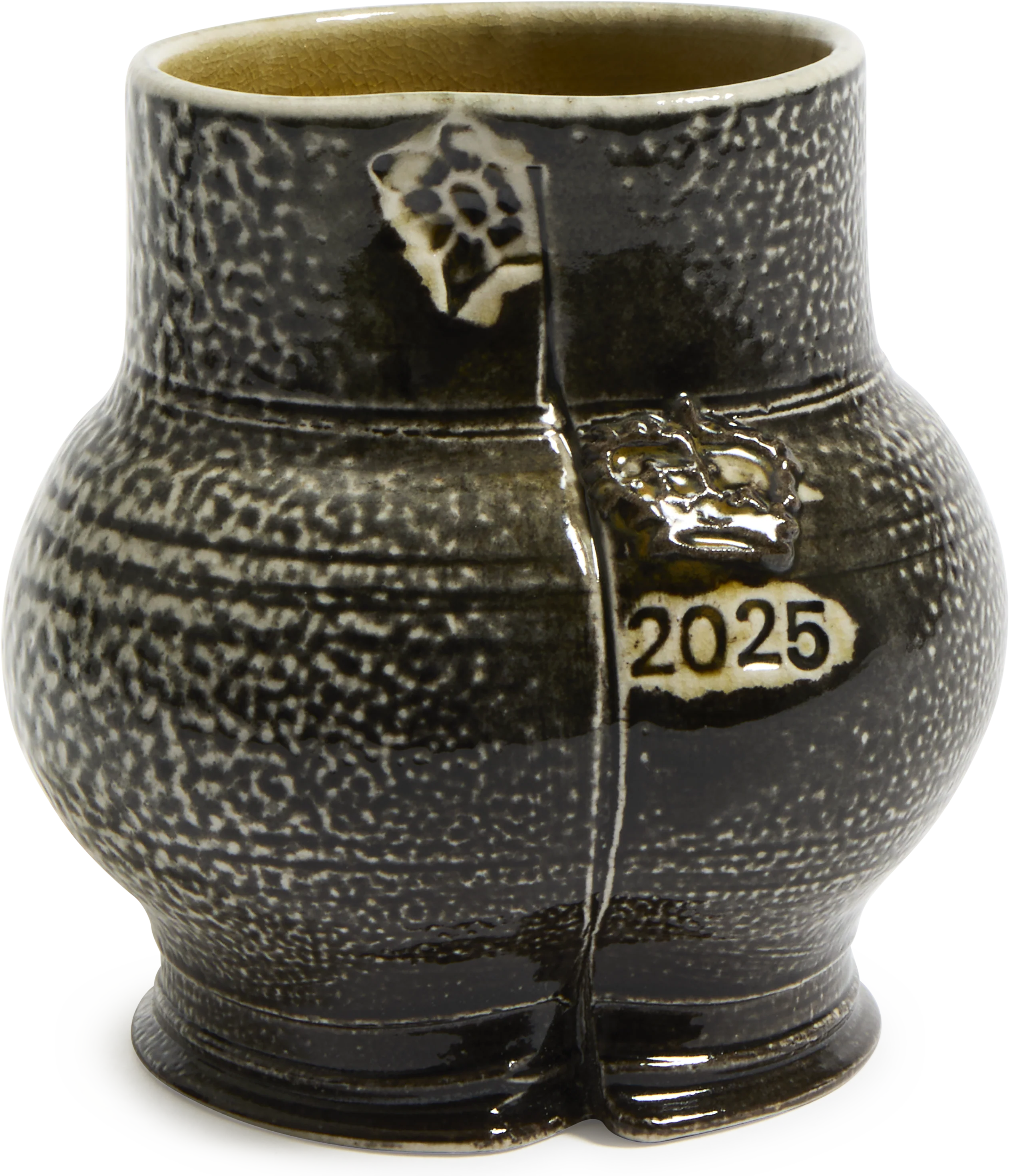 Steve Harrison Small Vase - Verdigris Salt-glazed Stoneware