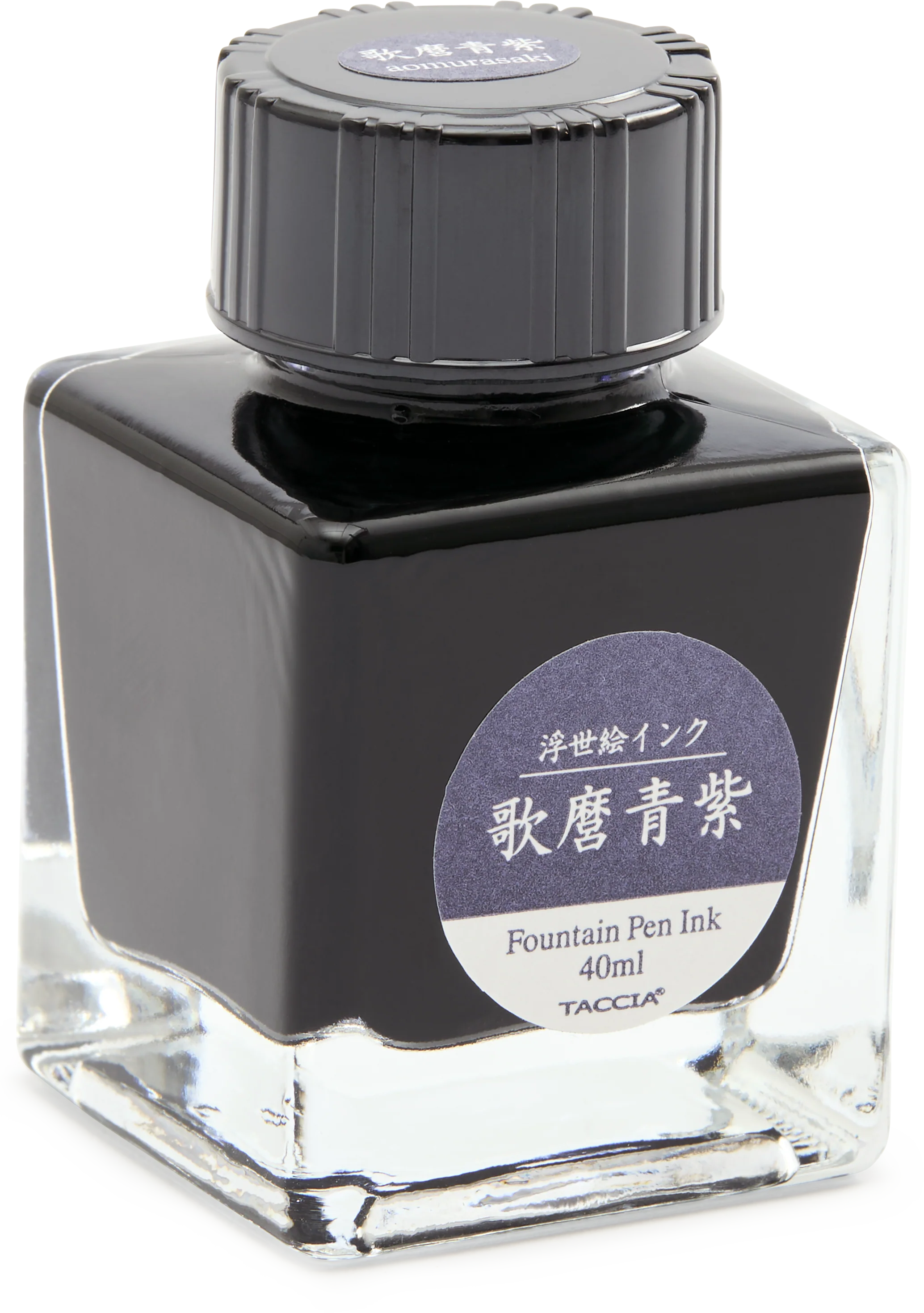 Ukiyo-e Series II Geisha, Aomurasaki Petrol Blue, 40ml Ink bottle