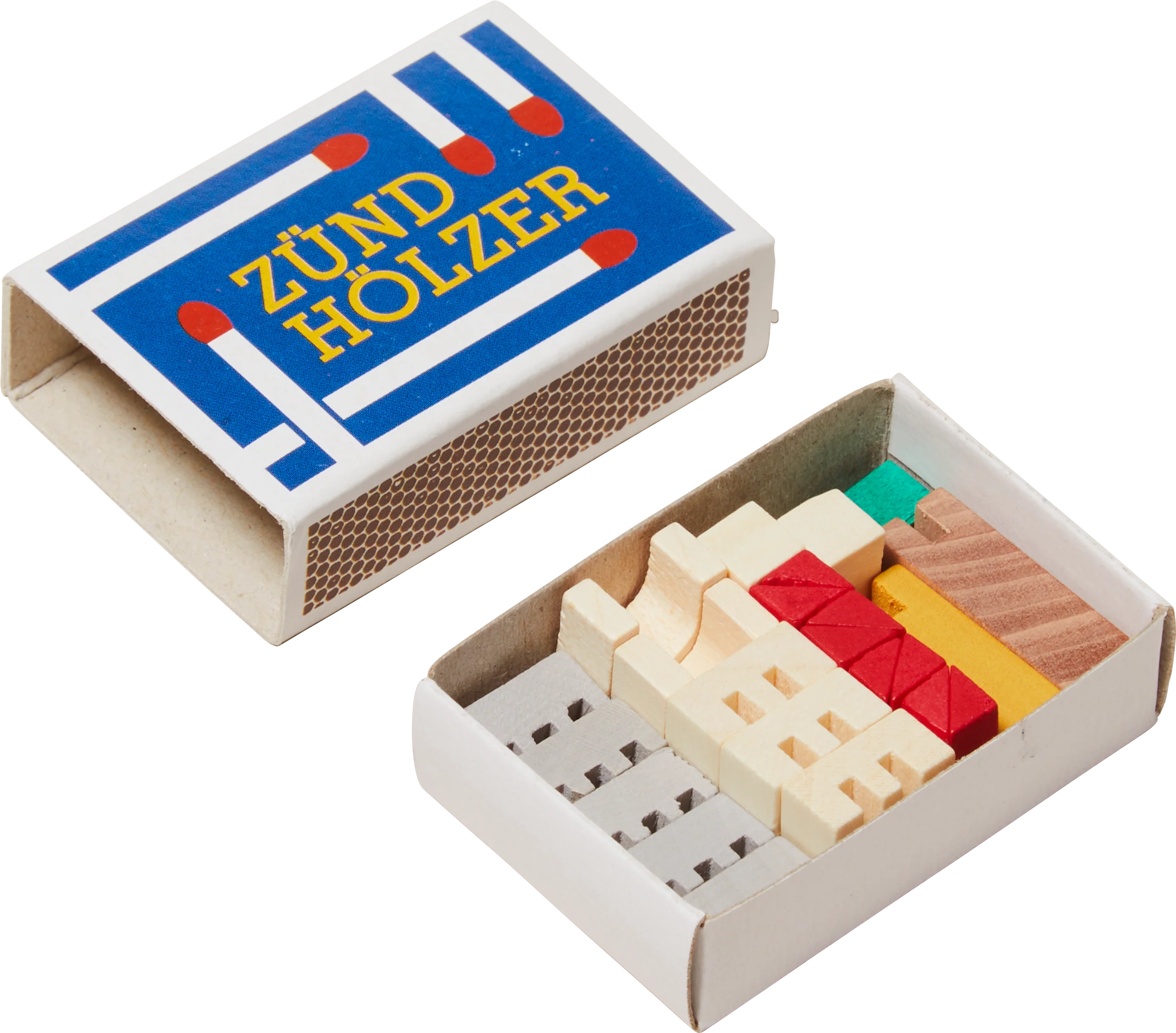 Wooden Matchbox Puzzle, Small Village
